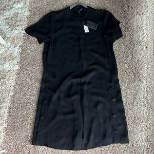 NWT black tshirt dress rag &bone size small